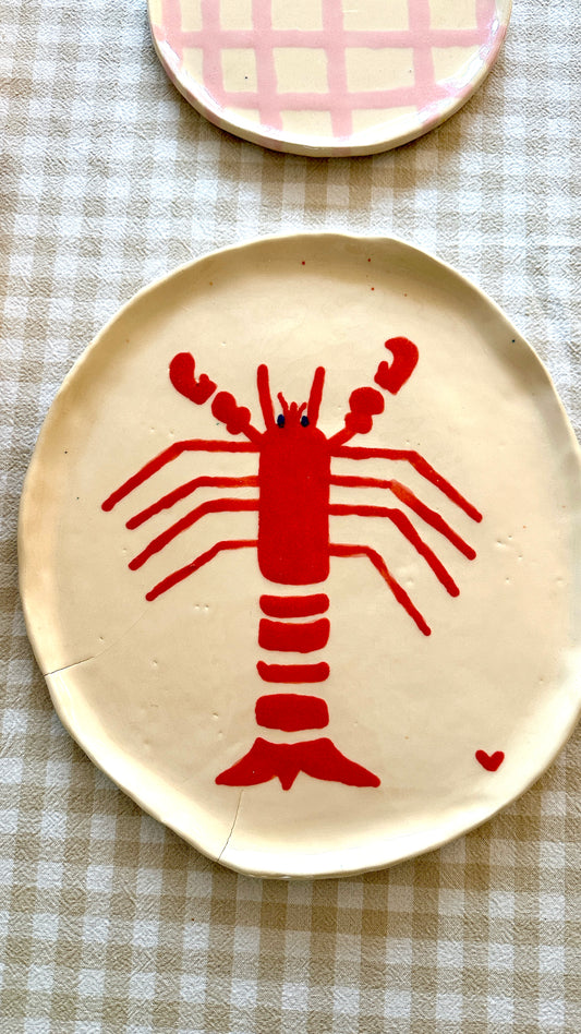 Dinner plate - Lobster